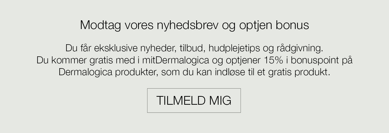 Tilmeld dig vores nyhedsbrev